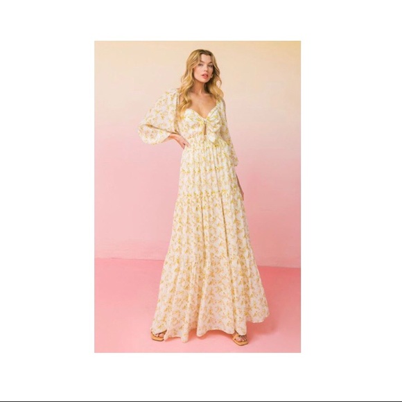 Flying Tomato Dresses & Skirts - NWT Flying Tomato floral maxi dress